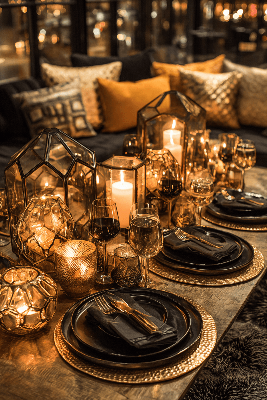 27 Black and Gold Dinner Party Ideas for a Luxe Celebration