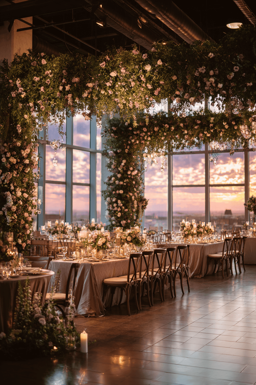 27 Stunning Rooftop Wedding Reception Ideas for an Unforgettable Celebration