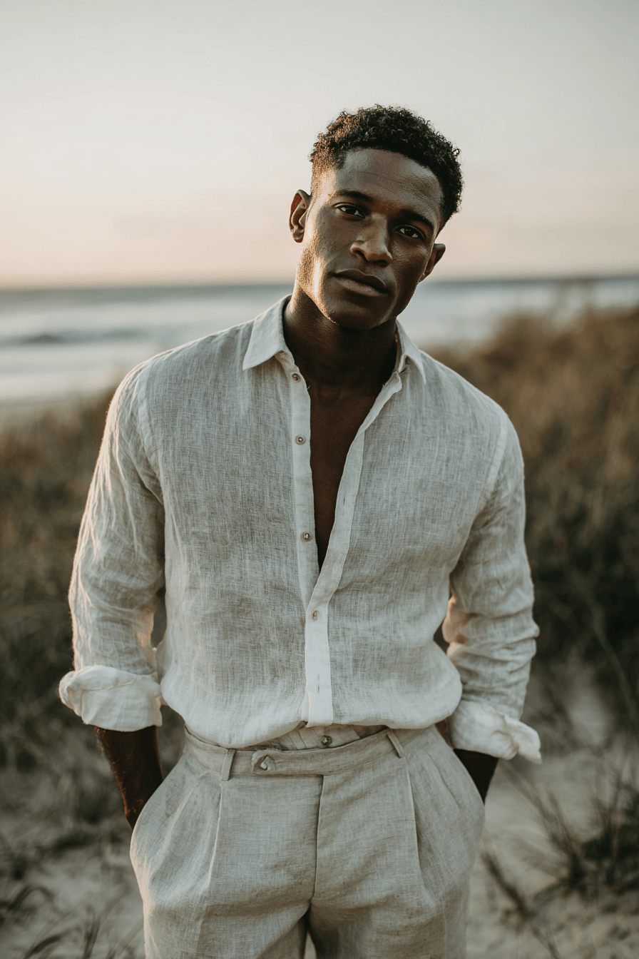 27 Beach Wedding Looks for Men That Are Perfect for Summer Ceremonies