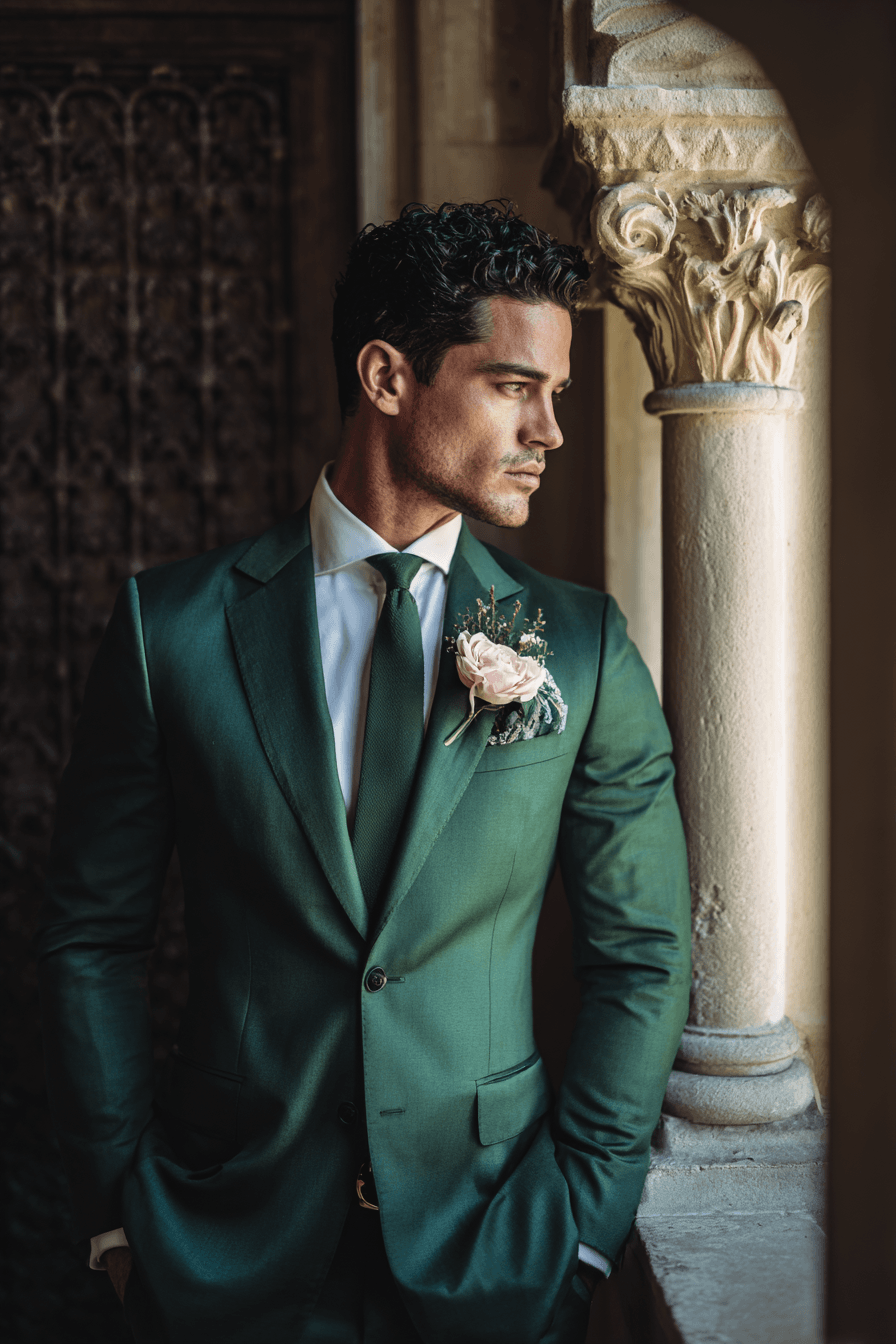 27 Best Green Groom Attire Looks to Elevate Your Wedding Day
