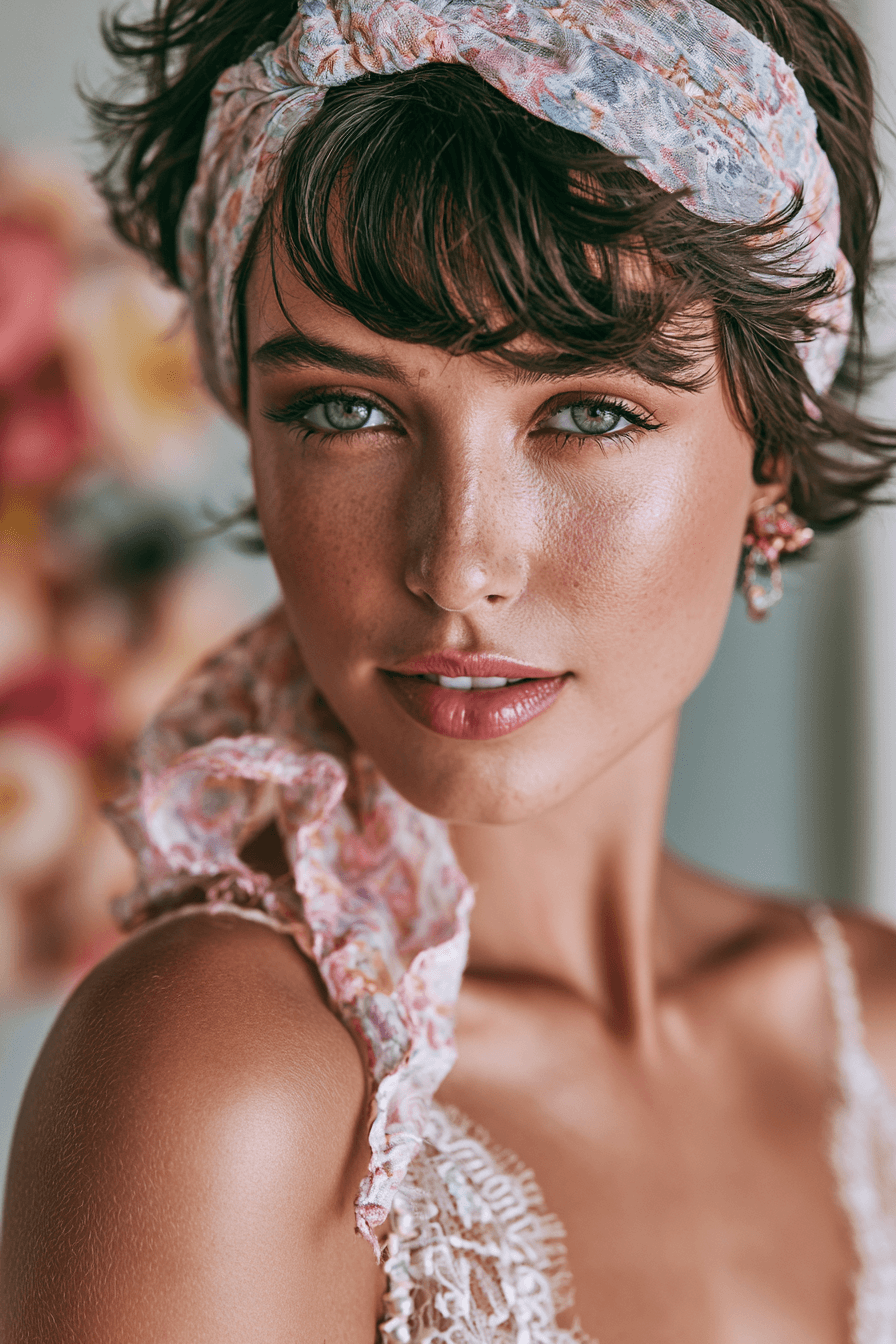 27 Trendy Bandana Hairstyles for Short Hair You’ll Love