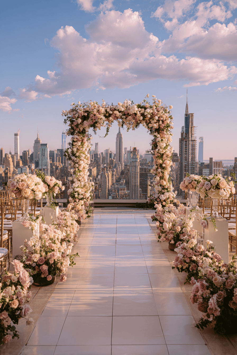 27 Stunning Rooftop Wedding Reception Ideas for an Unforgettable Celebration