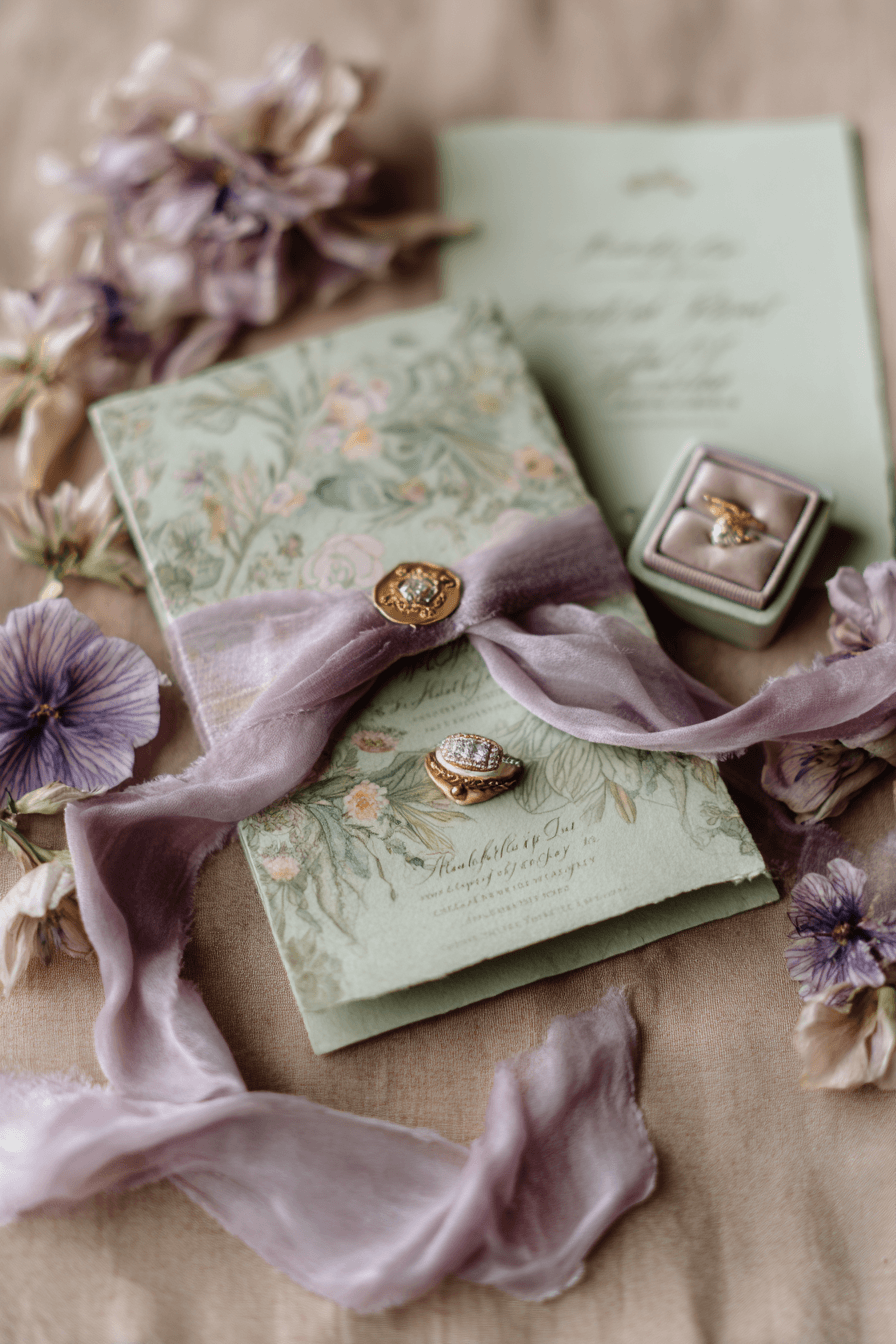 27 Lavender and Sage Wedding Palettes for a Soft Elegant Look