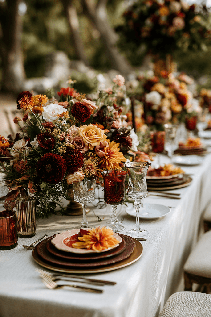 27 Beautiful Fall Outdoor Wedding Inspirations You'll Love