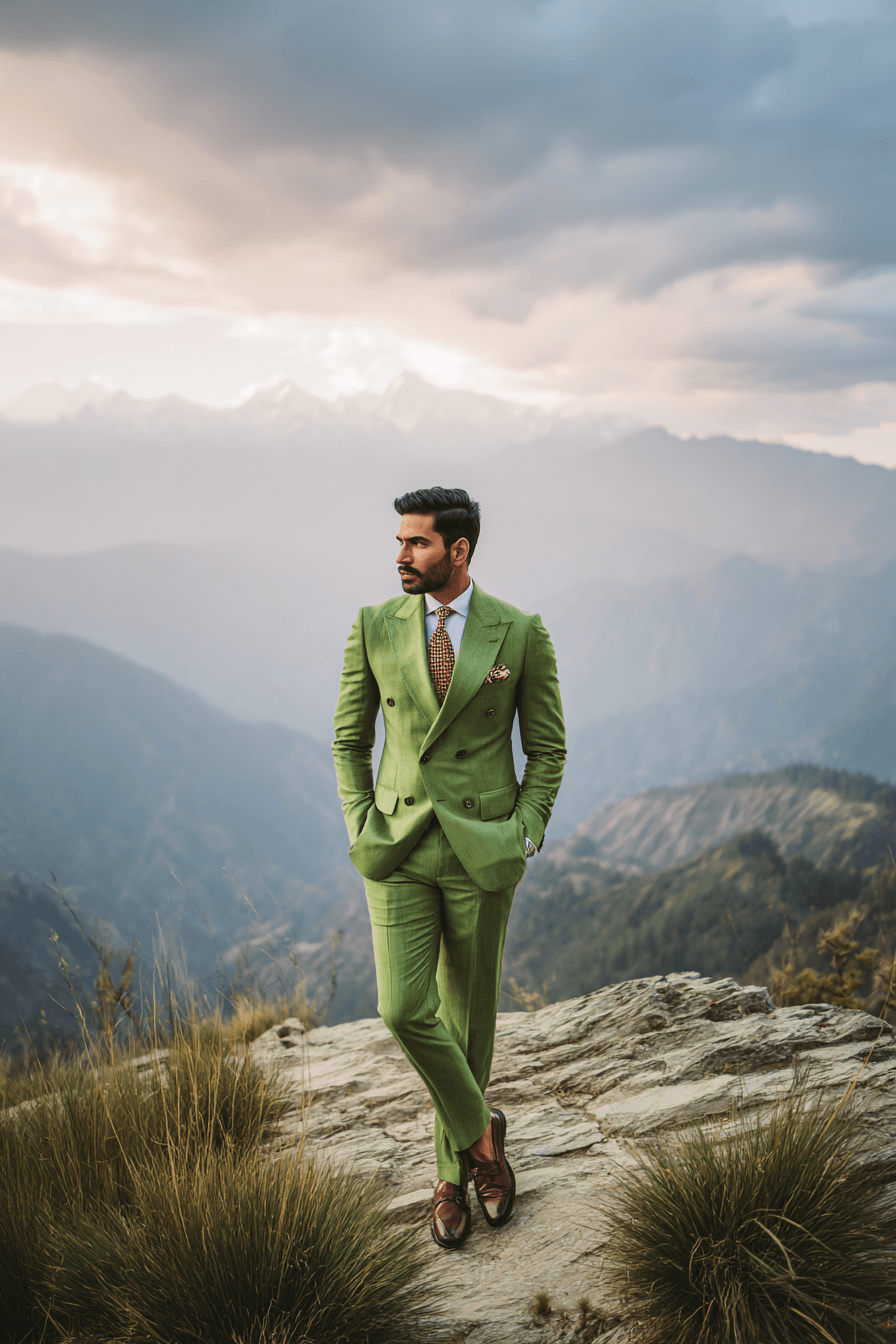 27 Best Green Groom Attire Looks to Elevate Your Wedding Day