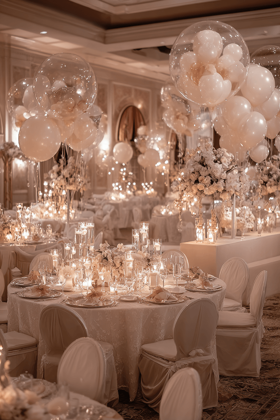 27 Beautiful Wedding Balloon Arrangements for Your Big Day