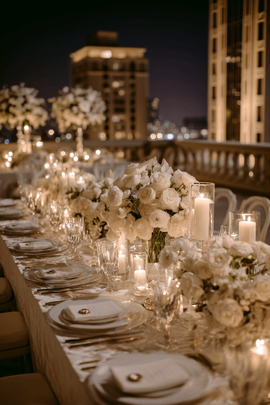 27 Stunning Rooftop Wedding Reception Ideas for an Unforgettable Celebration