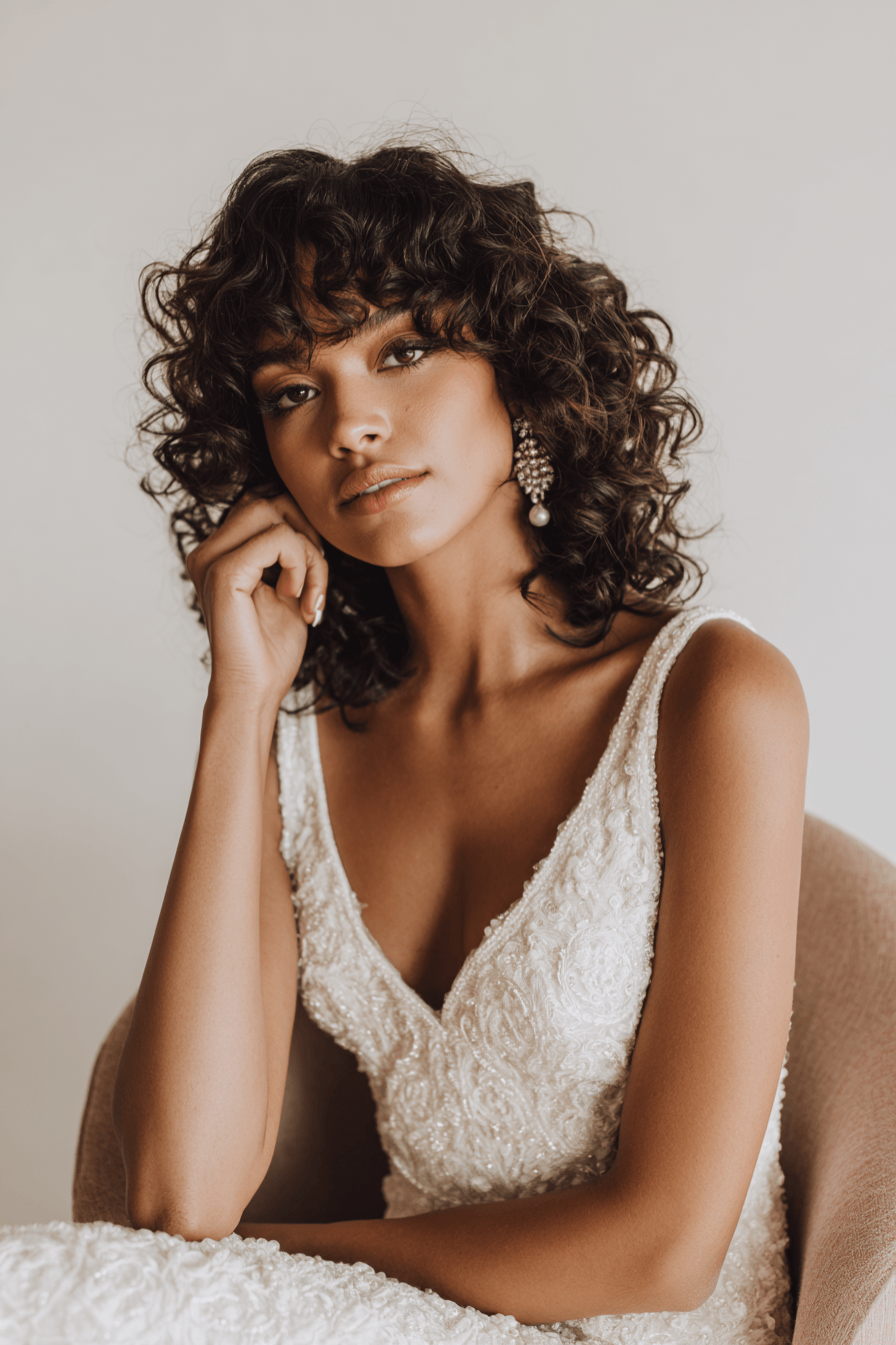 27 Beautiful Curly Hair Wedding Styles to Inspire Your Bridal Look