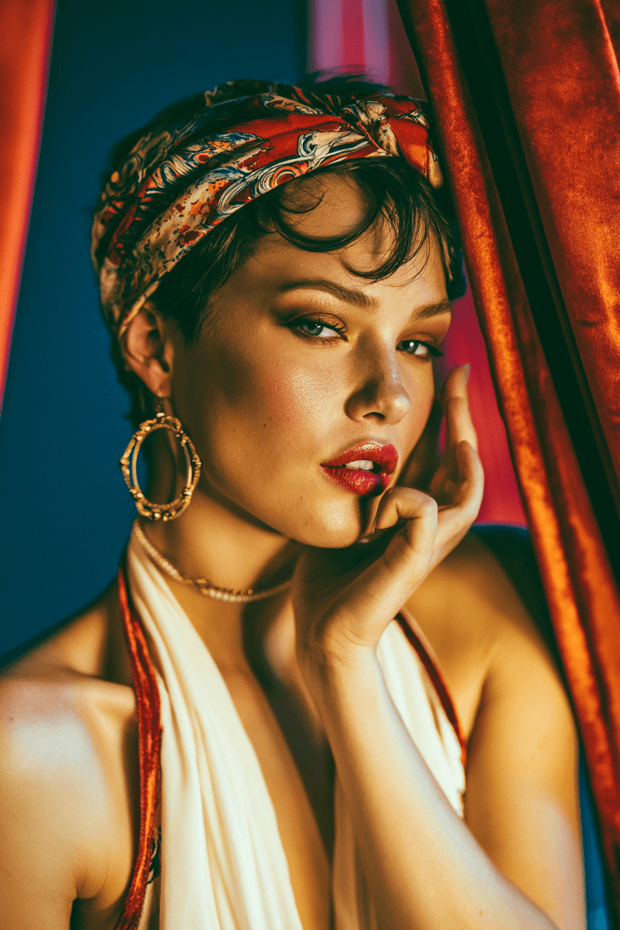27 Trendy Bandana Hairstyles for Short Hair You’ll Love