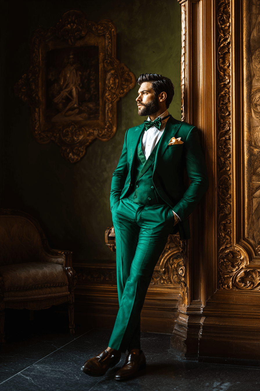 27 Best Green Groom Attire Looks to Elevate Your Wedding Day