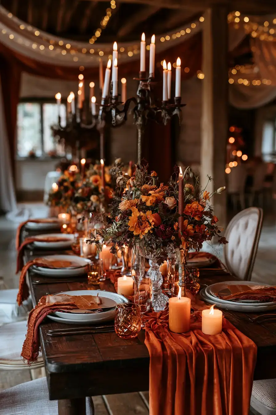 27 Stunning Burnt Orange Wedding Flowers for a Warm and Romantic Celebration