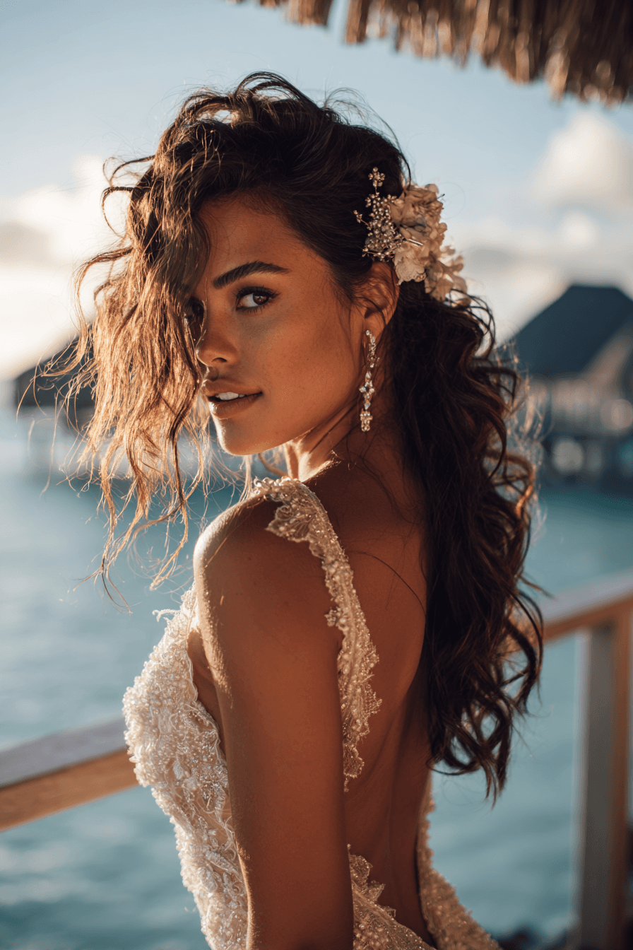 27 Stunning Beach Wedding Hairstyles for a Dreamy Seaside Ceremony