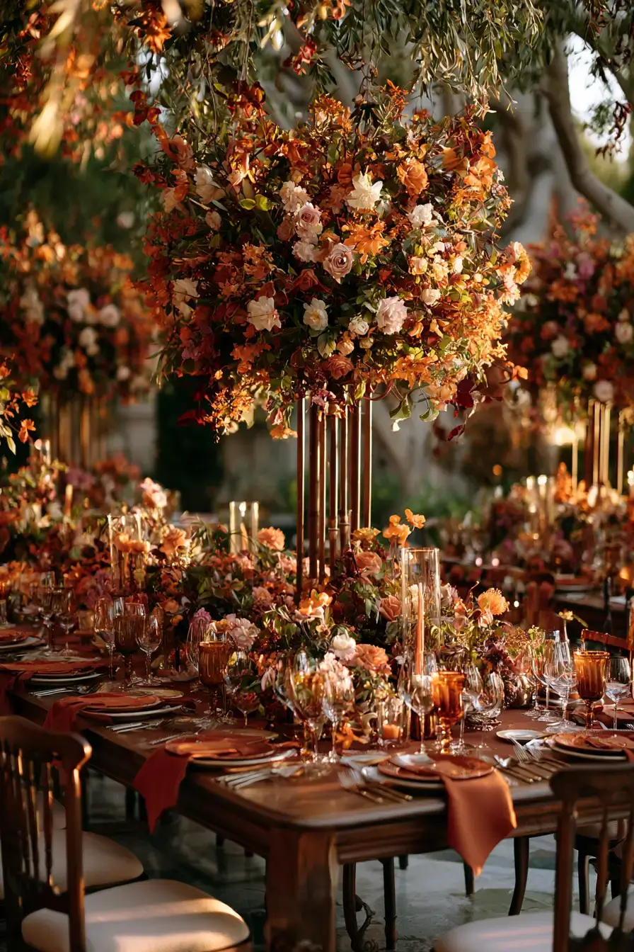 27 Stunning Burnt Orange Wedding Flowers for a Warm and Romantic Celebration