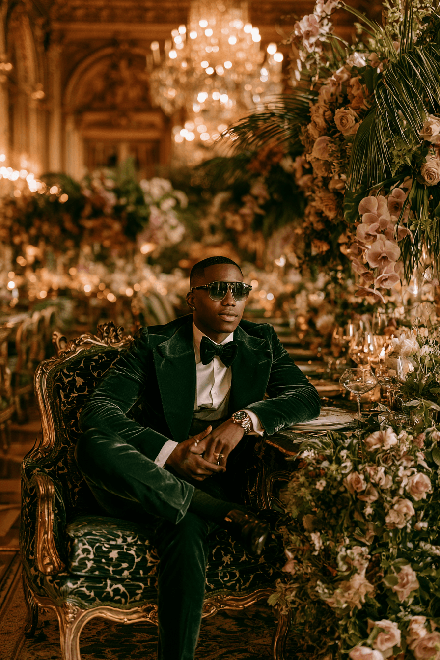 27 Stunning Green Tuxedo Wedding Ideas for a Stylish Groom