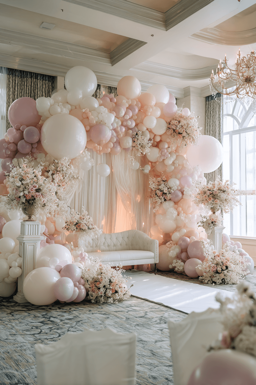27 Beautiful Wedding Balloon Arrangements for Your Big Day