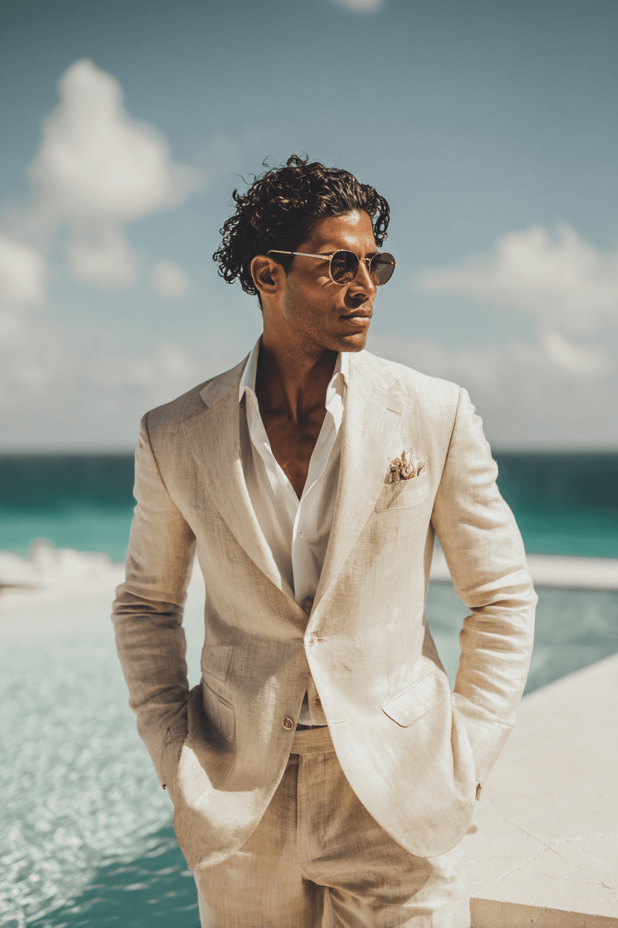 27 Beach Wedding Looks for Men That Are Perfect for Summer Ceremonies