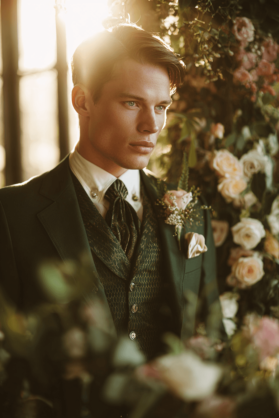 27 Best Green Groom Attire Looks to Elevate Your Wedding Day