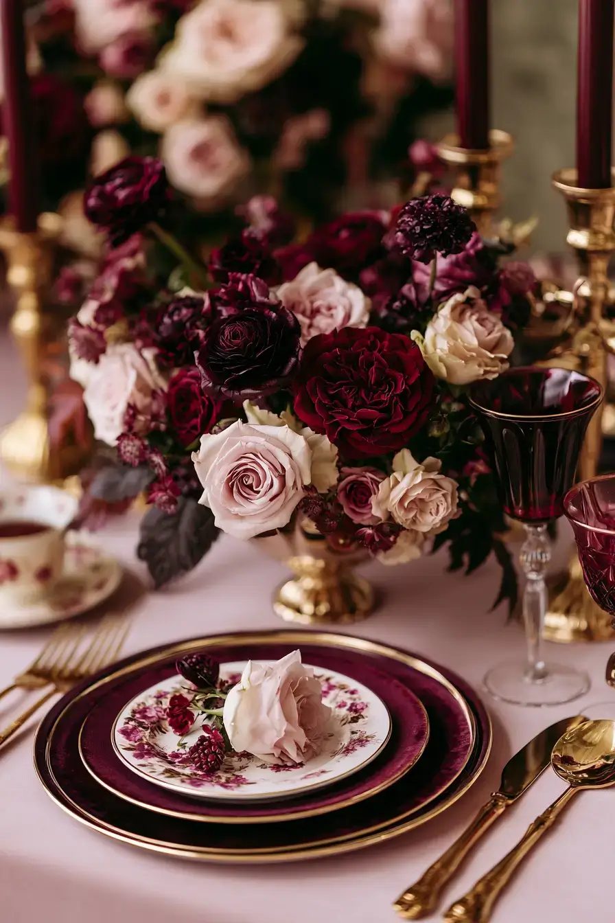 27 Gorgeous Burgundy and Blush Wedding Inspirations You'll Love