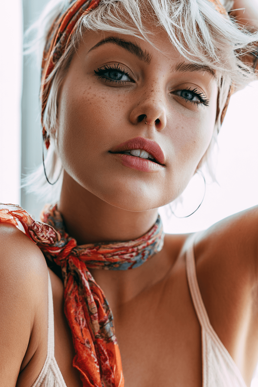 27 Trendy Bandana Hairstyles for Short Hair You’ll Love