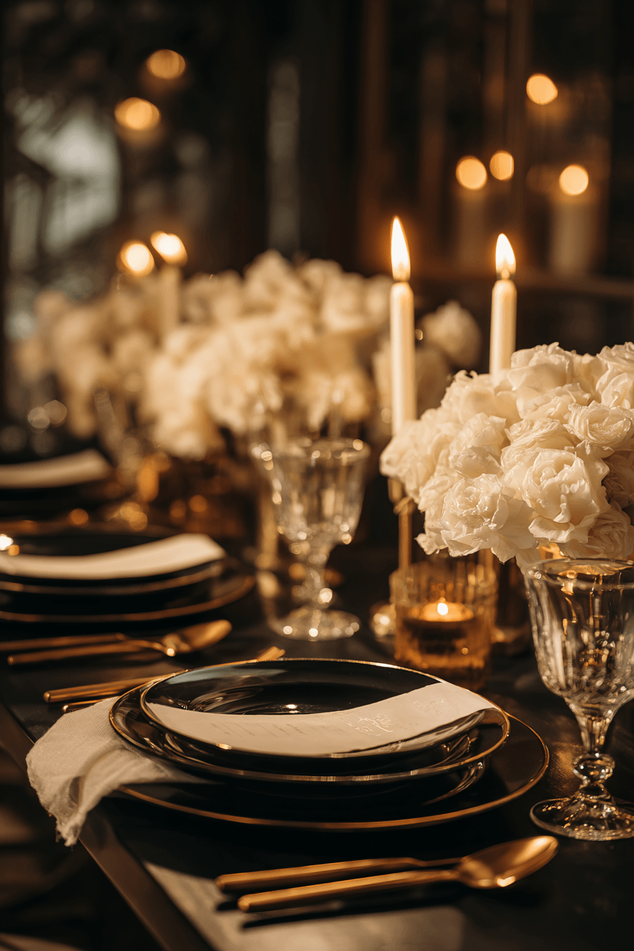 27 Black and Gold Dinner Party Ideas for a Luxe Celebration