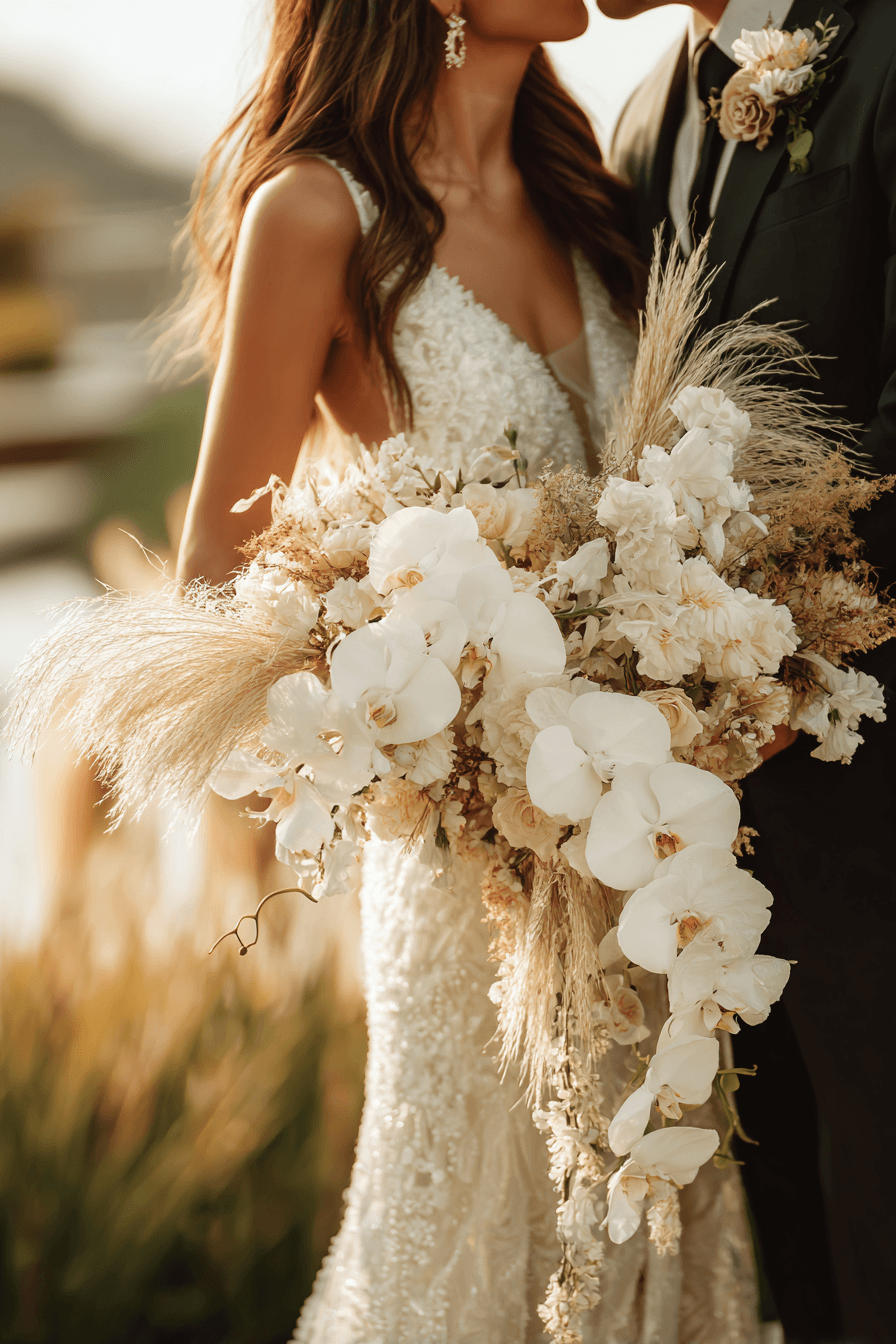27 Elegant Cascading Wedding Bouquets Every Bride Will Love