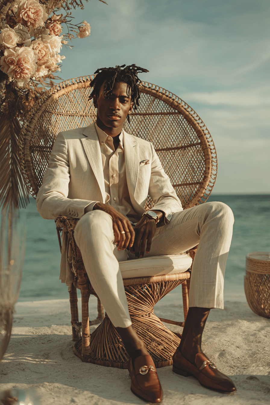 27 Beach Wedding Looks for Men That Are Perfect for Summer Ceremonies
