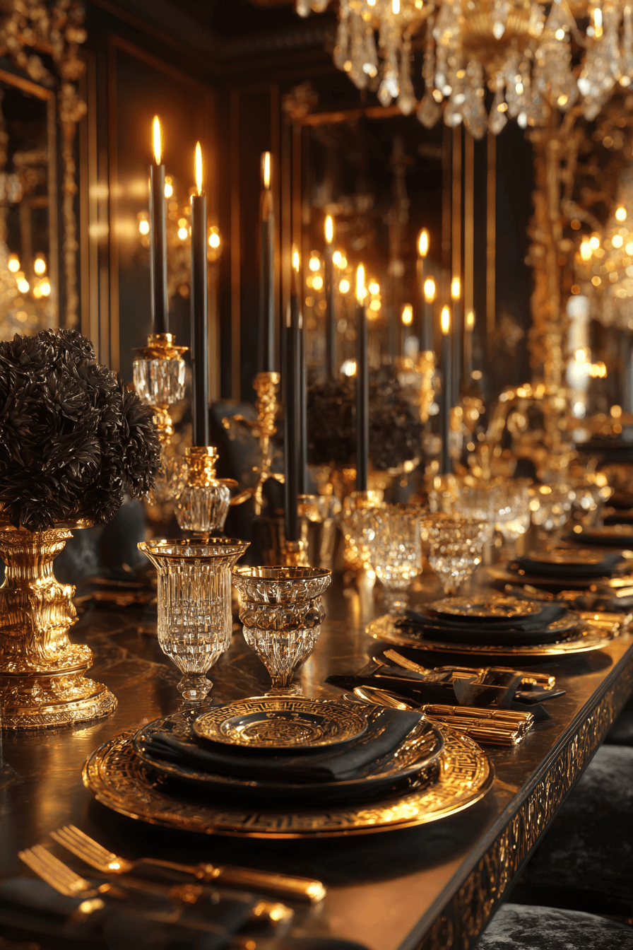 27 Black and Gold Dinner Party Ideas for a Luxe Celebration