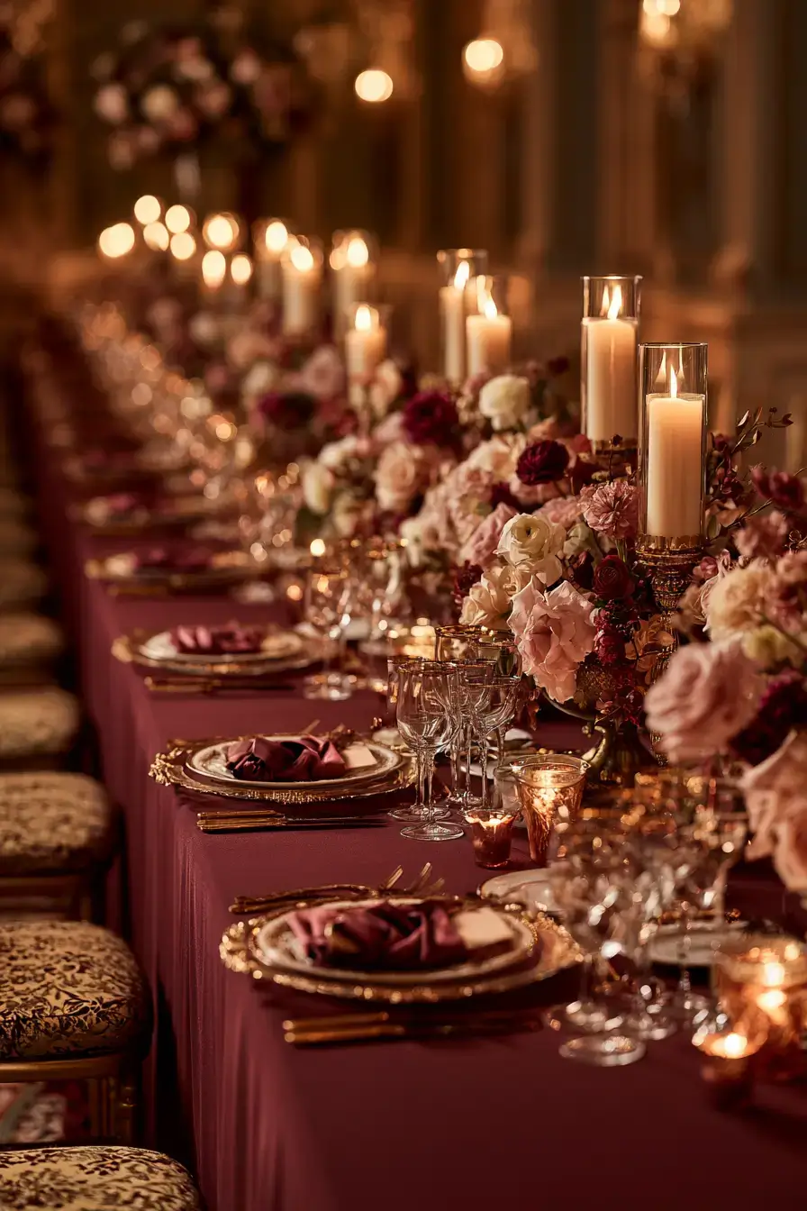 27 Gorgeous Burgundy and Blush Wedding Inspirations You'll Love