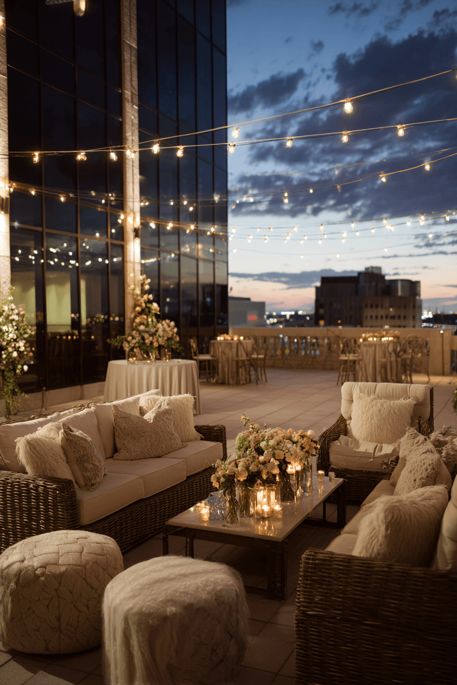 27 Stunning Rooftop Wedding Reception Ideas for an Unforgettable Celebration