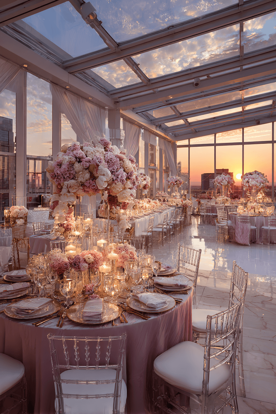 27 Stunning Rooftop Wedding Reception Ideas for an Unforgettable Celebration