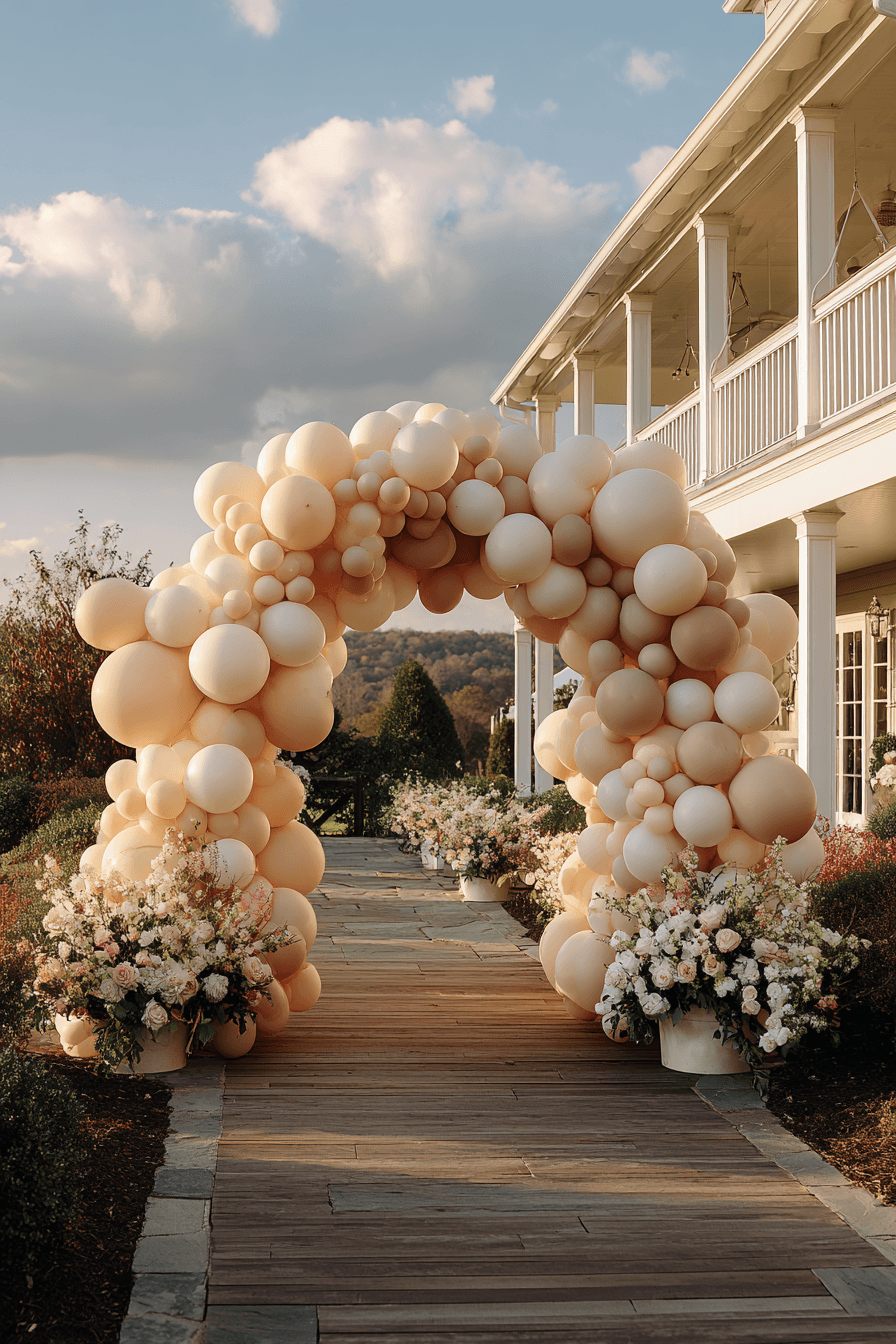 27 Beautiful Wedding Balloon Arrangements for Your Big Day