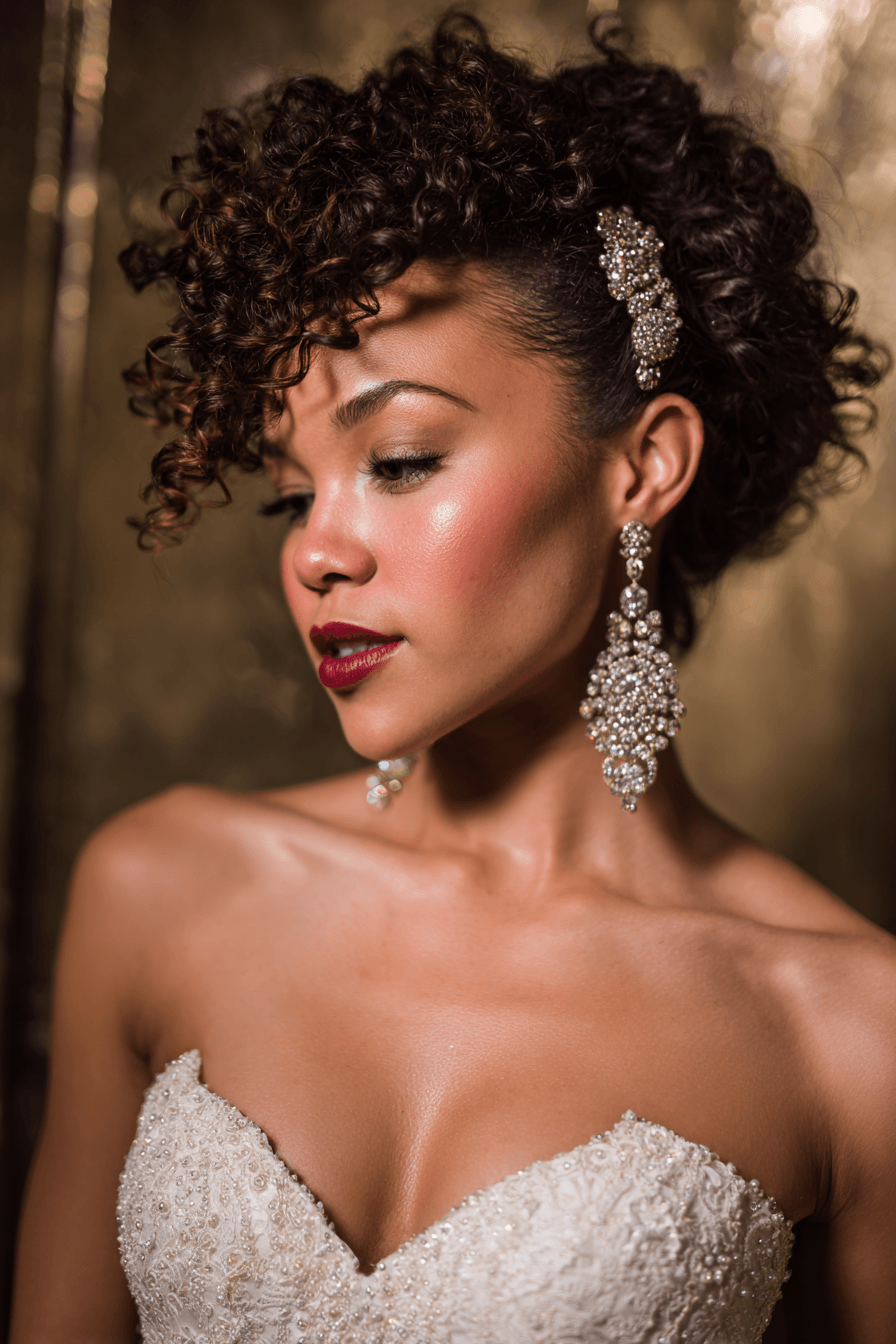 27 Beautiful Curly Hair Wedding Styles to Inspire Your Bridal Look