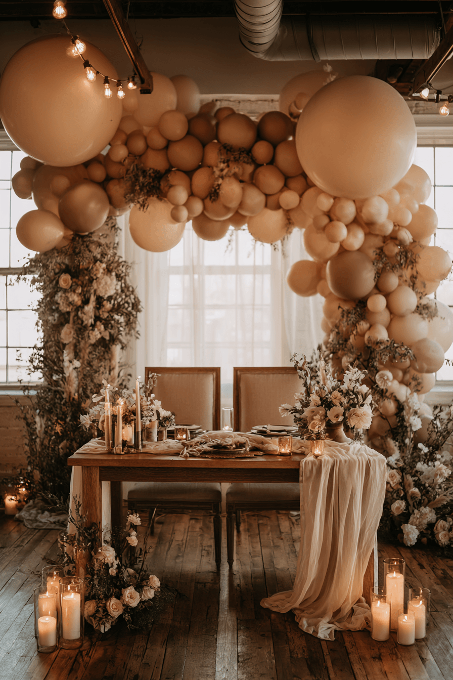 27 Beautiful Wedding Balloon Arrangements for Your Big Day
