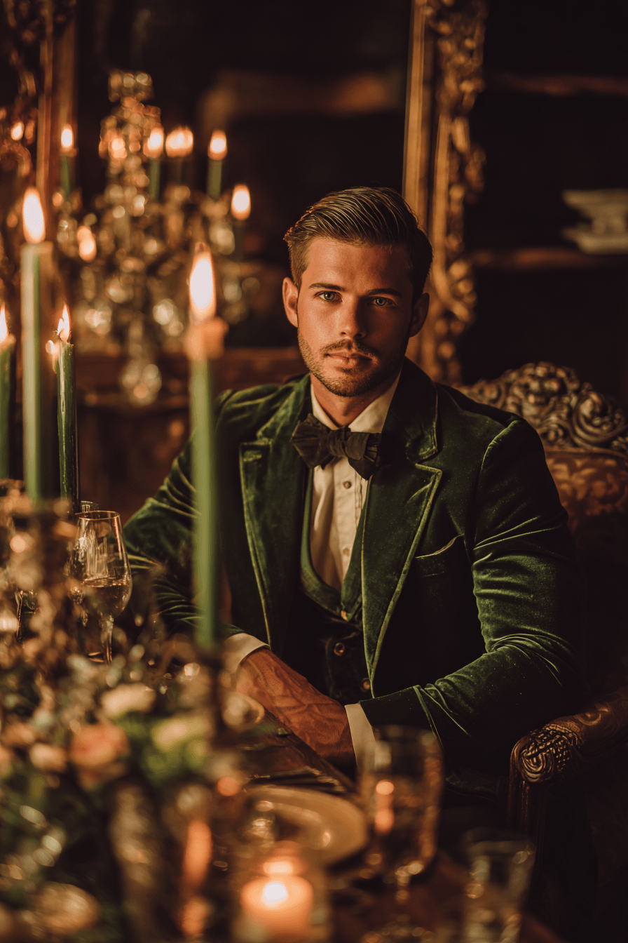 27 Best Green Groom Attire Looks to Elevate Your Wedding Day