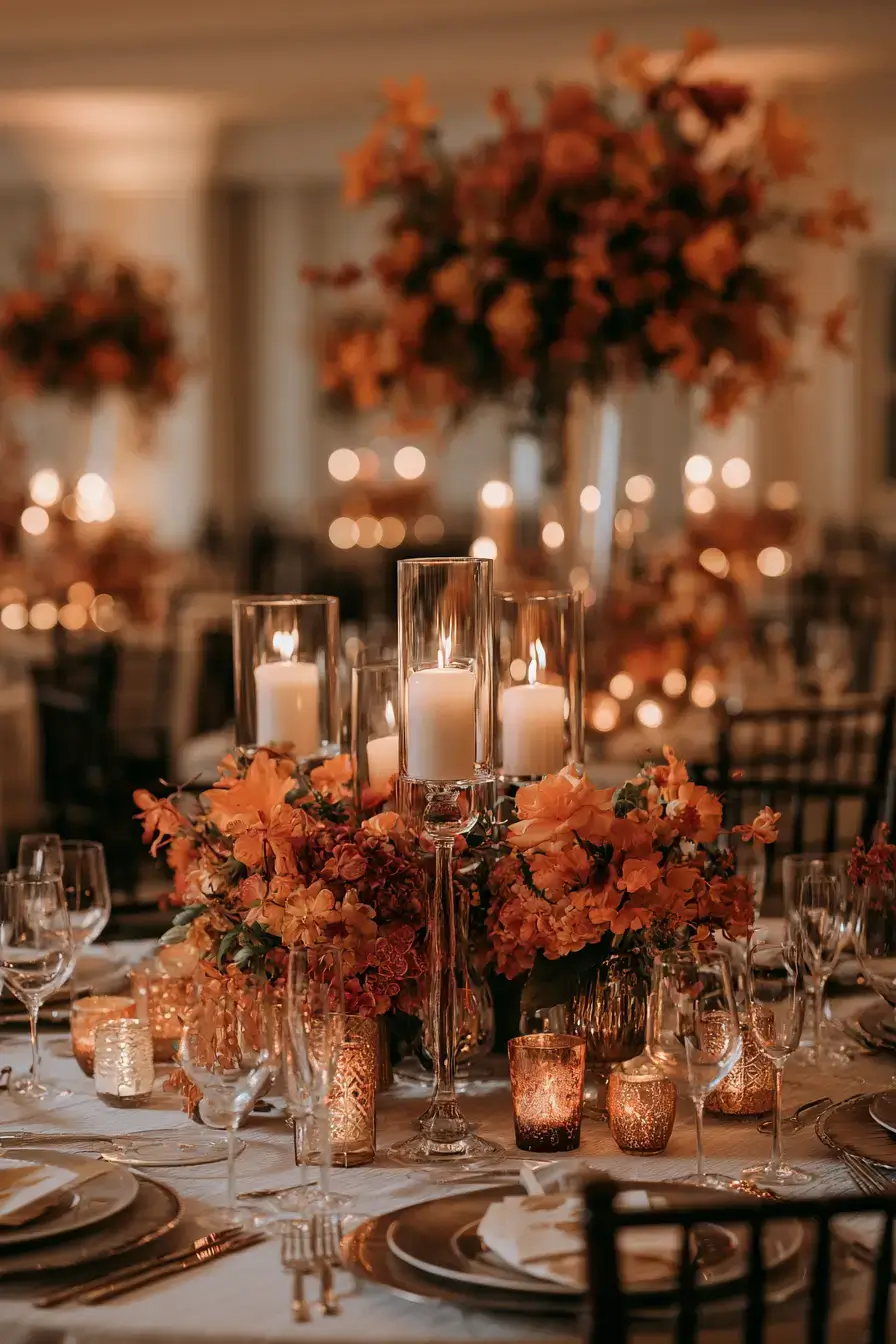 27 Stunning Burnt Orange Wedding Flowers for a Warm and Romantic Celebration