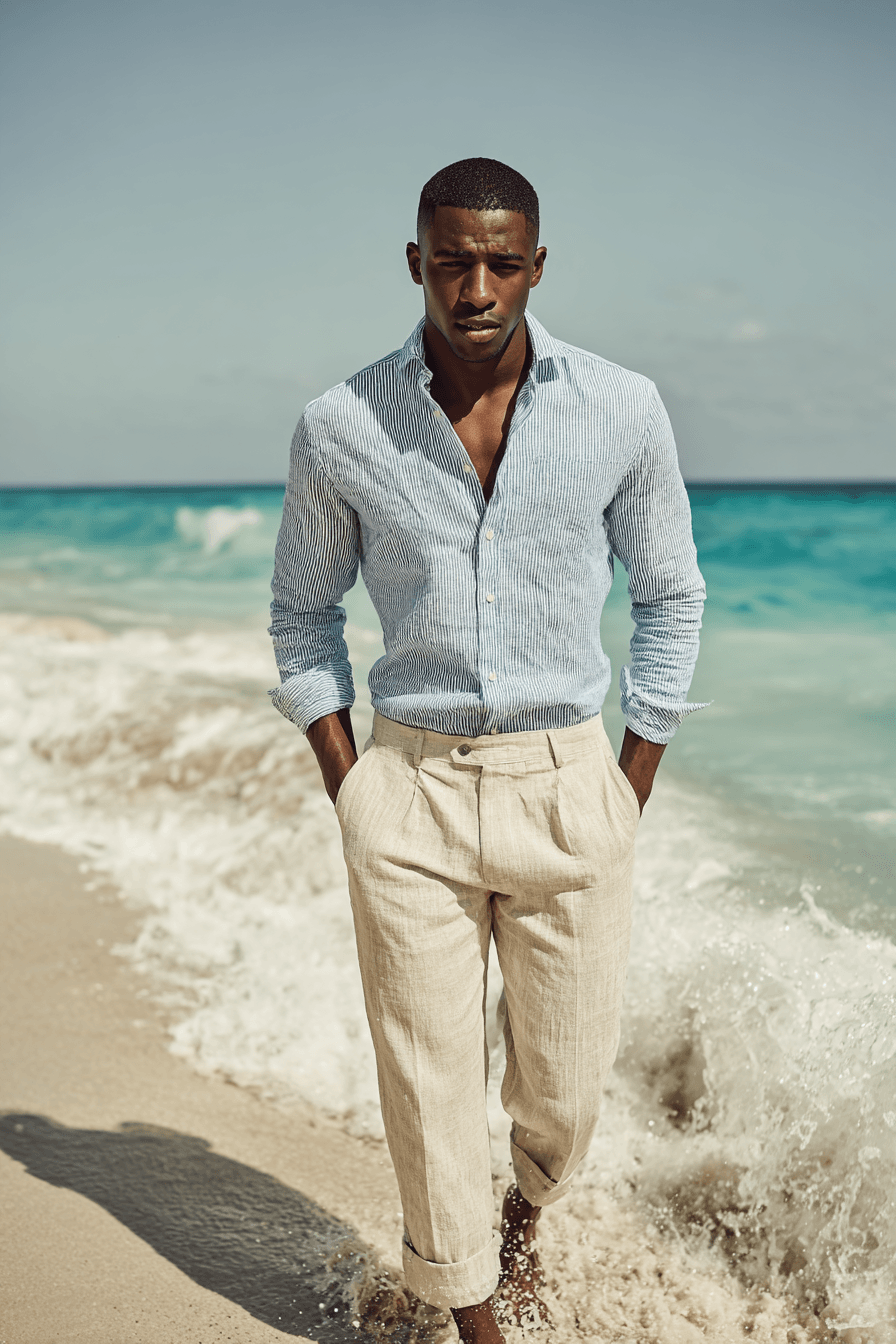 27 Beach Wedding Looks for Men That Are Perfect for Summer Ceremonies