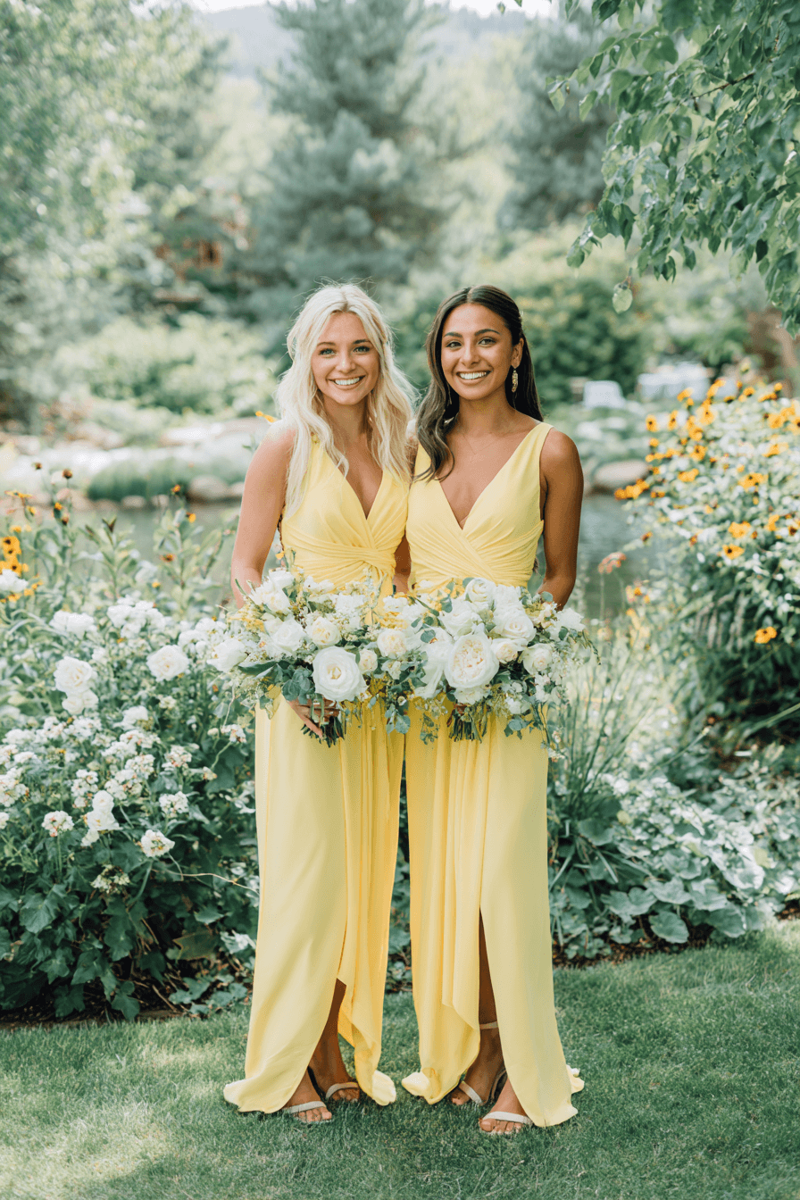 27 Butter Yellow Bridesmaid Dresses That Will Brighten Your Wedding Day