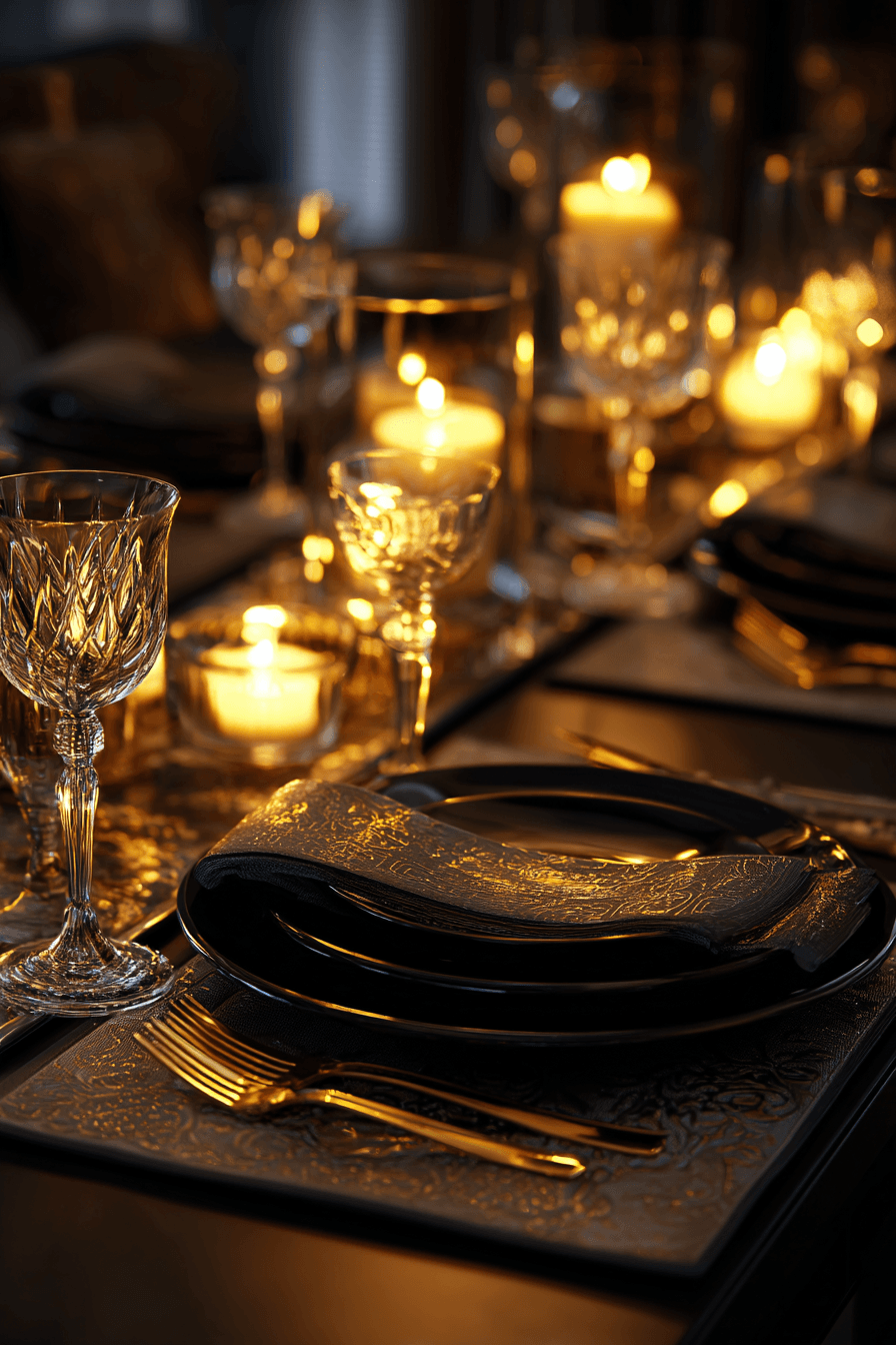 27 Black and Gold Dinner Party Ideas for a Luxe Celebration