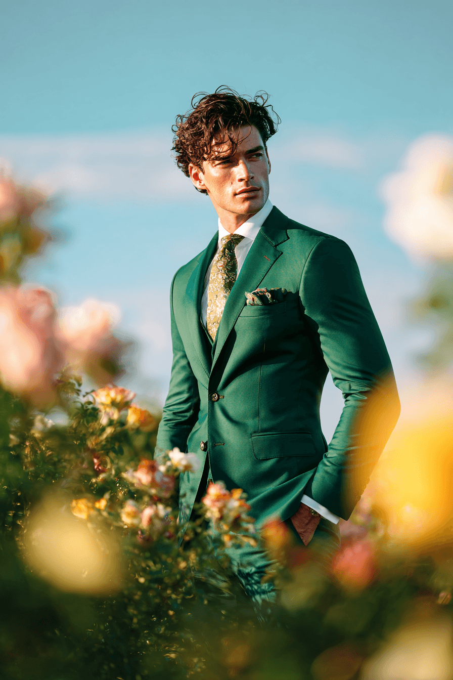 27 Best Green Groom Attire Looks to Elevate Your Wedding Day