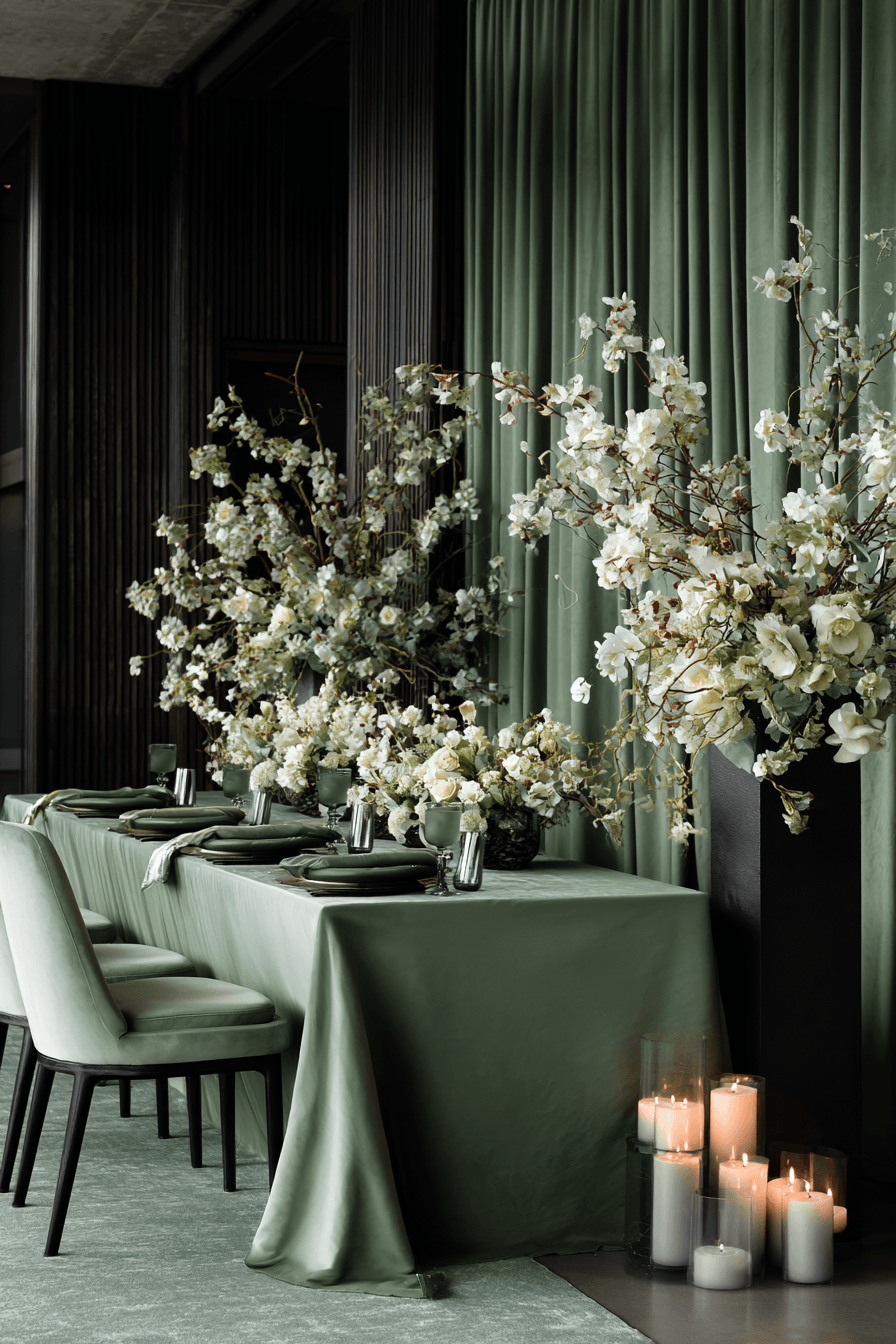 27 Sage Green Wedding Backdrop Ideas for a Dreamy Ceremony