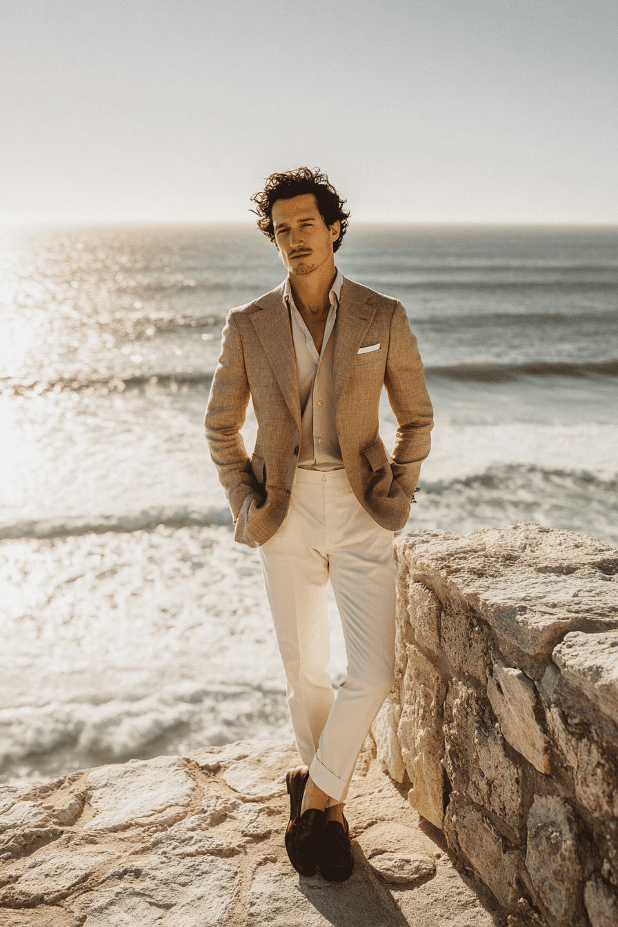 27 Beach Wedding Looks for Men That Are Perfect for Summer Ceremonies
