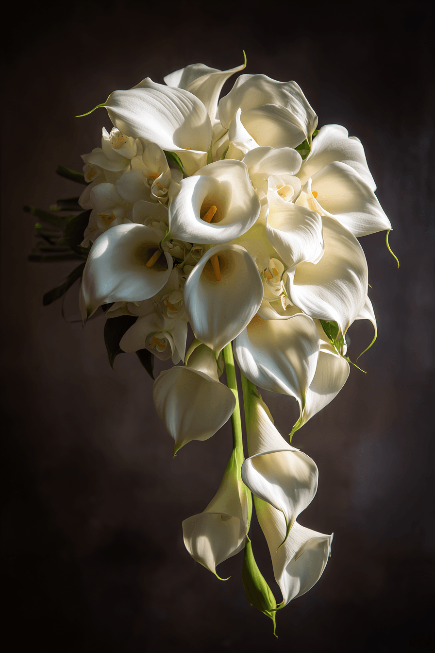 27 Elegant Cascading Wedding Bouquets Every Bride Will Love