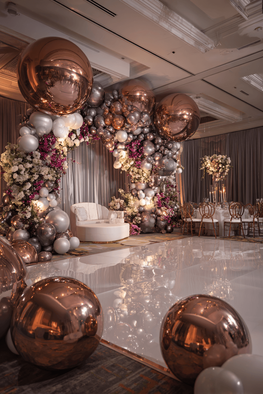 27 Beautiful Wedding Balloon Arrangements for Your Big Day