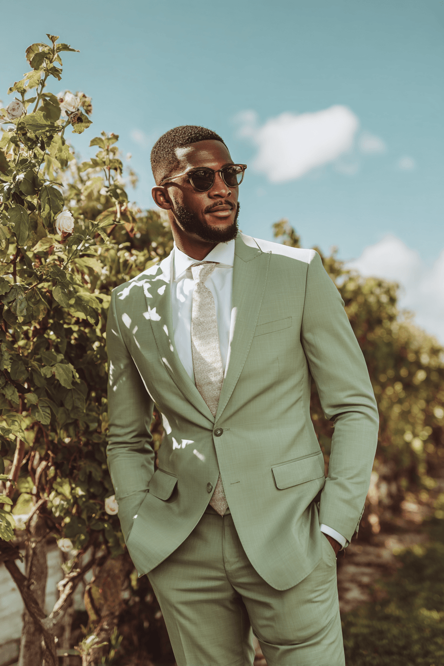 27 Best Green Groom Attire Looks to Elevate Your Wedding Day