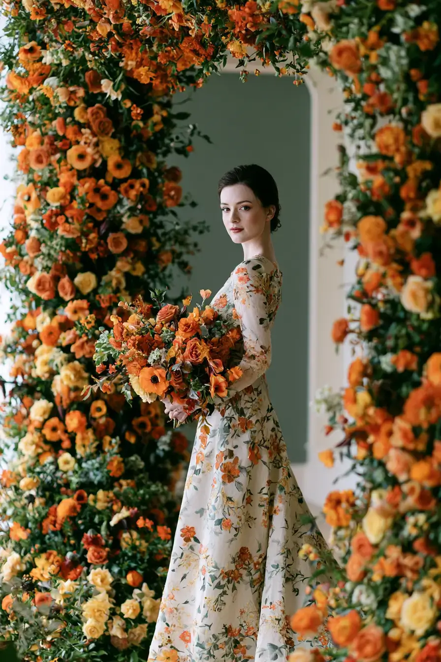 27 Stunning Burnt Orange Wedding Flowers for a Warm and Romantic Celebration