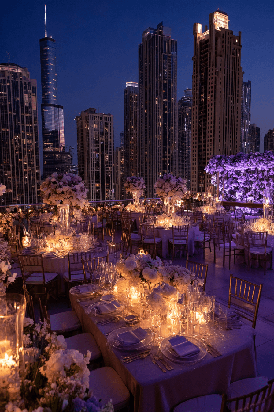 27 Stunning Rooftop Wedding Reception Ideas for an Unforgettable Celebration