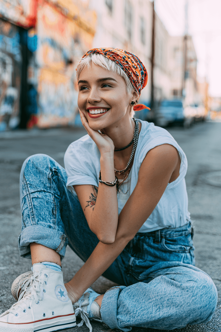 27 Trendy Bandana Hairstyles for Short Hair You’ll Love