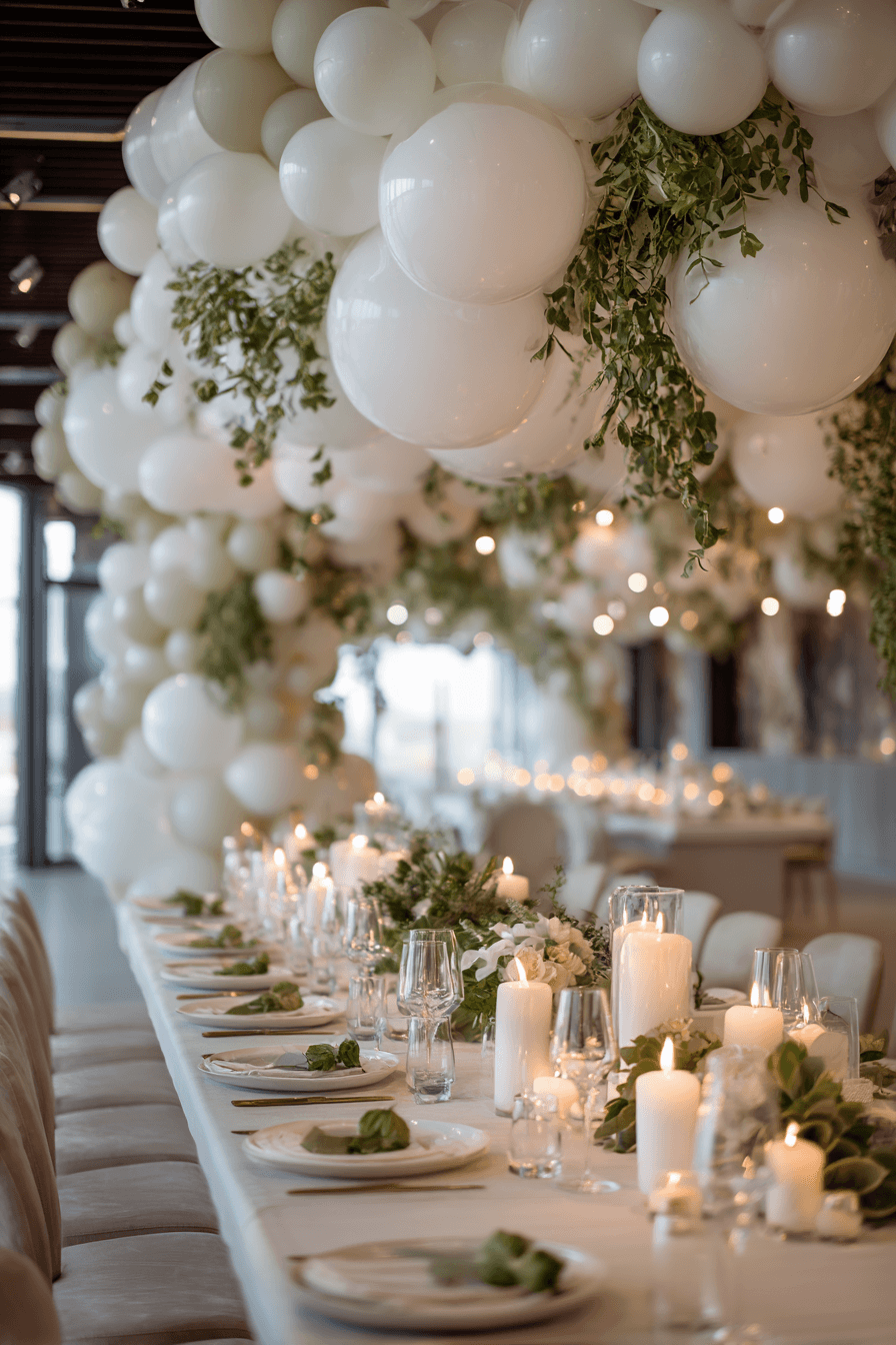 27 Beautiful Wedding Balloon Arrangements for Your Big Day