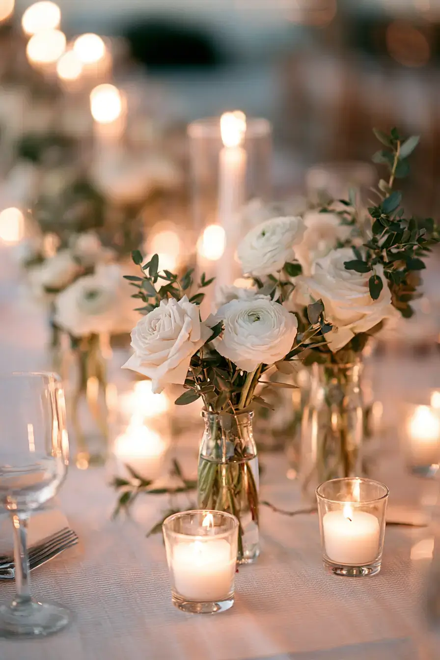 27 Gorgeous Bud Vase Wedding Centerpieces for Timeless Elegance