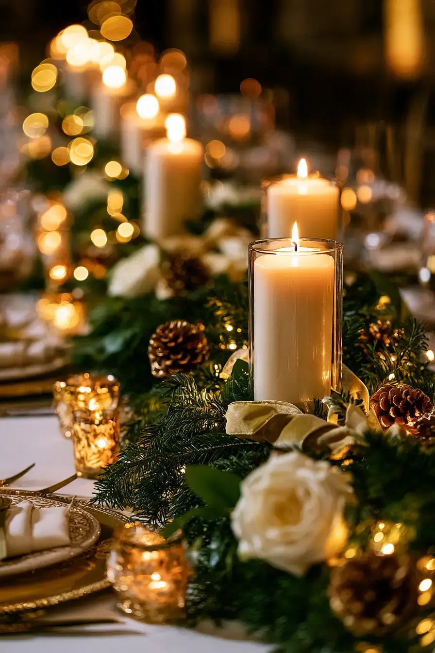 27 Christmas Wedding Centerpieces That Will Make Your Reception Magical